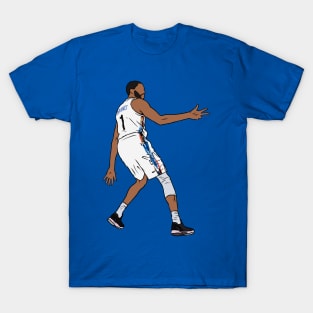 Mikal Bridges 3 Point Celebration (Brooklyn) T-Shirt